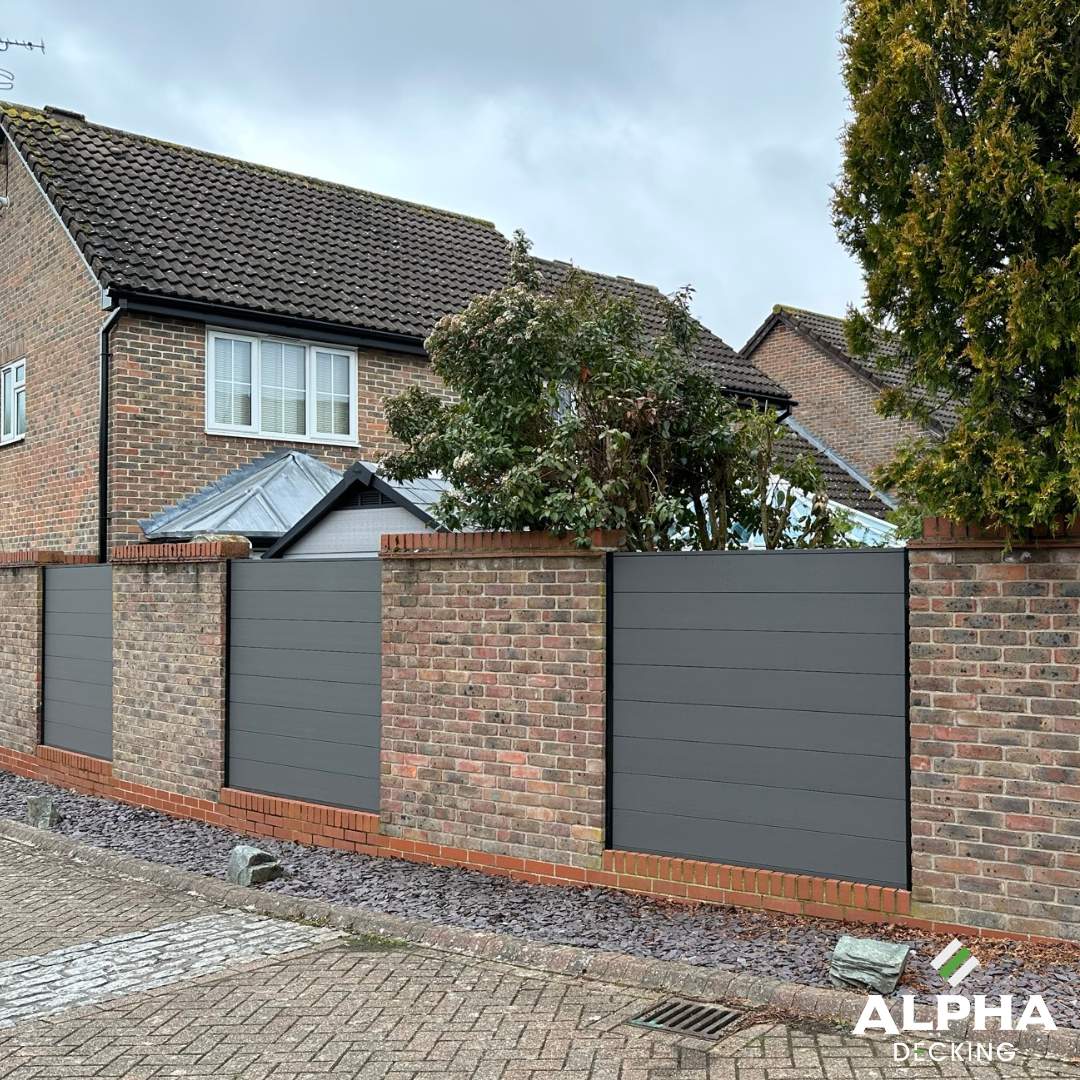 Composite fencing installation — Central Scotland