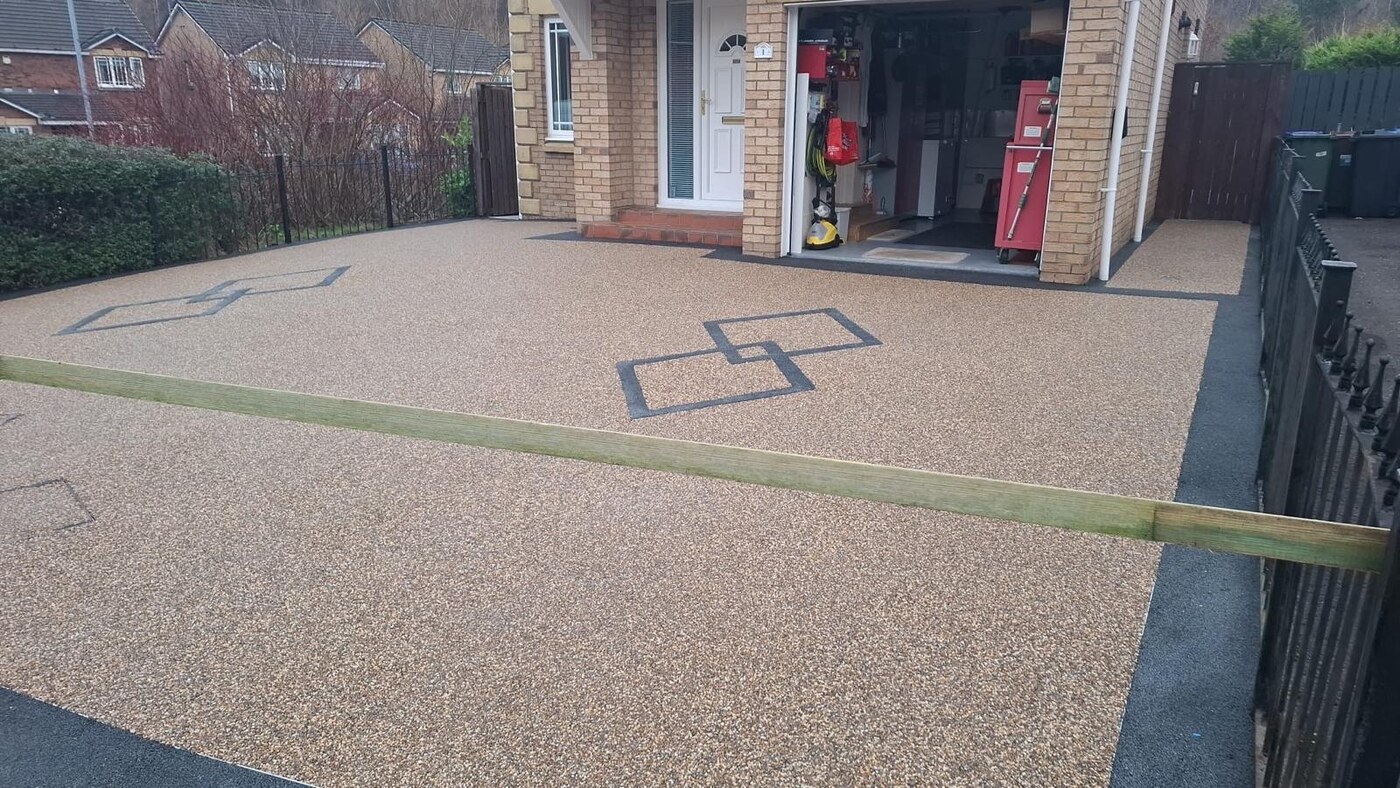 Resin bound path and patio — Newcastle residential