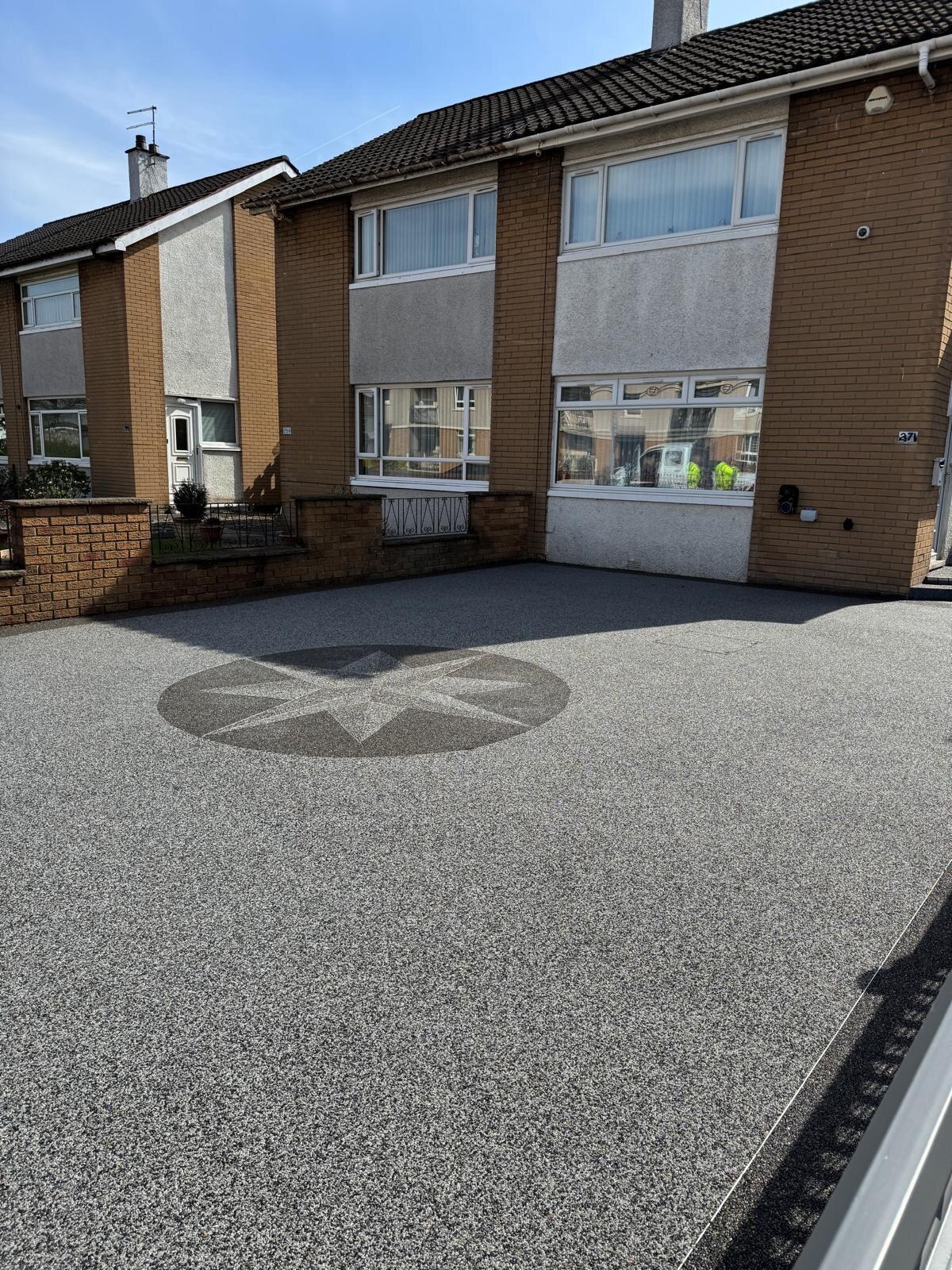 Envirosmart team installing premium resin bound surfacing in Scotland