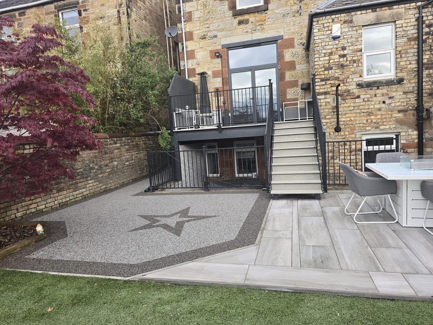 Resin bound patio and garden surfacing — residential Scotland